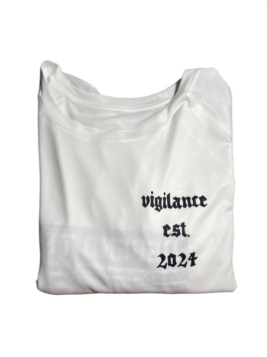 Vigilance est. 2024 defend the 2nd Short Sleeve T-shirt Adult Male XL